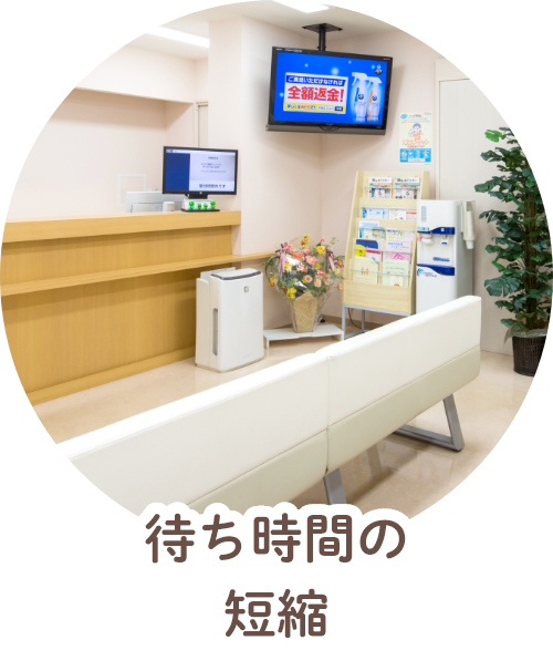 待ち時間の短縮